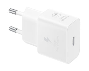 Samsung EP-T2510EWE - USB Type-C Netzteil (25W, Schnellladen, Weiß) - Original, Bulk