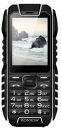 Téléphone Antichoc Konrow Stone - 2.4'' - Noir / Blanc