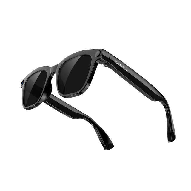 Blackview BV300 (Lunettes caméra - 8MP - AI voice assistant - BT - Wi-Fi - Solaire - IP54) Noir