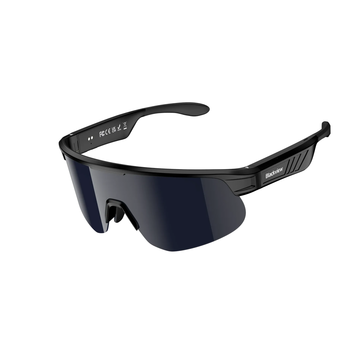 Blackview D3 (gafas deportivas - polarizadas UV400 - llamadas - asistente de voz con IA - solares) negro