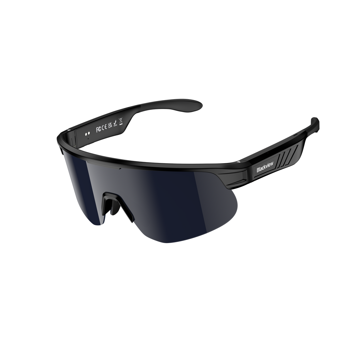 Blackview D3 (gafas deportivas - polarizadas UV400 - llamadas - asistente de voz con IA - solares) negro
