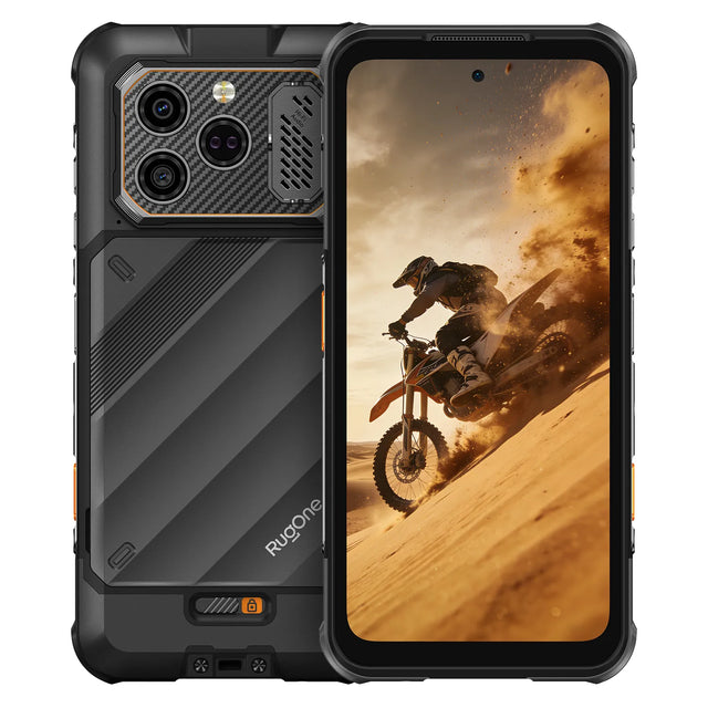 Rugone Xever 8 (NFC - 6,5'' - 128 GB, 8 GB RAM - 4800 mAh) nero